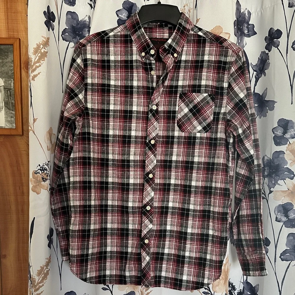 Yungblud upcycled flannel tee made by me - Picture 3 of 6
